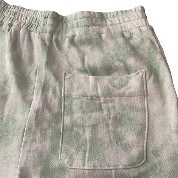 Rails Jane Shorts Mint Green Tie Dye High Waist Pockets French Terry Extra Small - Picture 14 of 16
